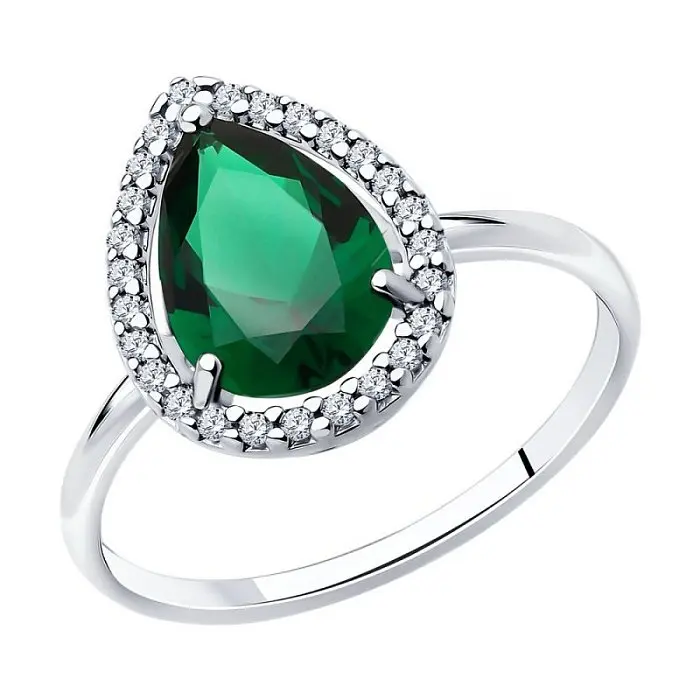 Кольцо декоративное из серебра