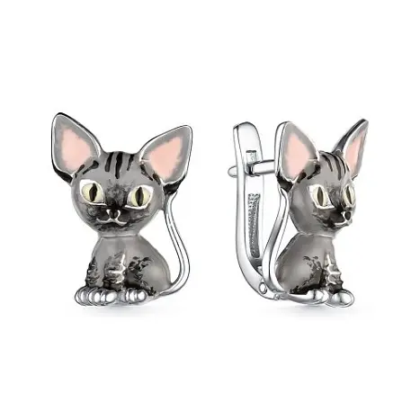 Серьги детские из серебра