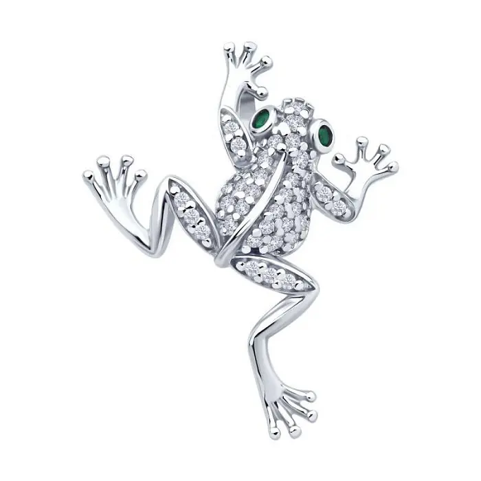 Подвеска бегунок из серебра