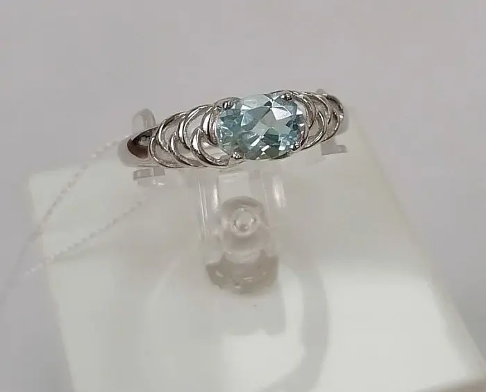 Кольцо декоративное из серебра