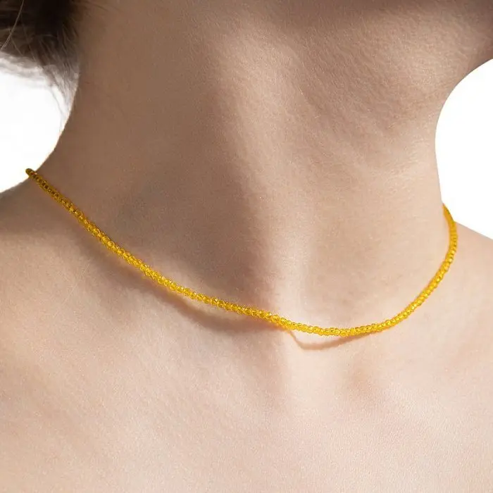 Цепь колье из серебра