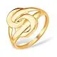 Кольцо декоративное из красного золота