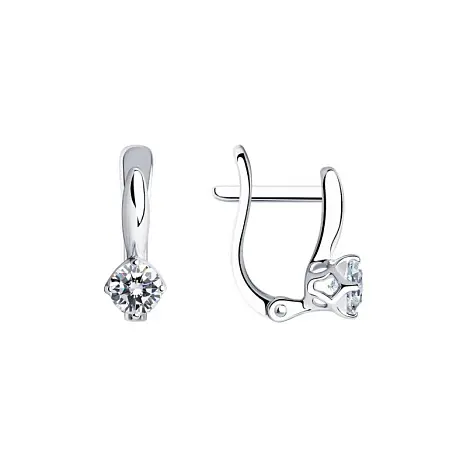 Серьги детские из серебра