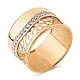 Кольцо декоративное из красного золота