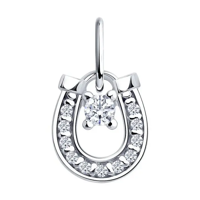 Подвеска декоративная из серебра