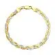 Браслет цепочный из позолоты без вставок