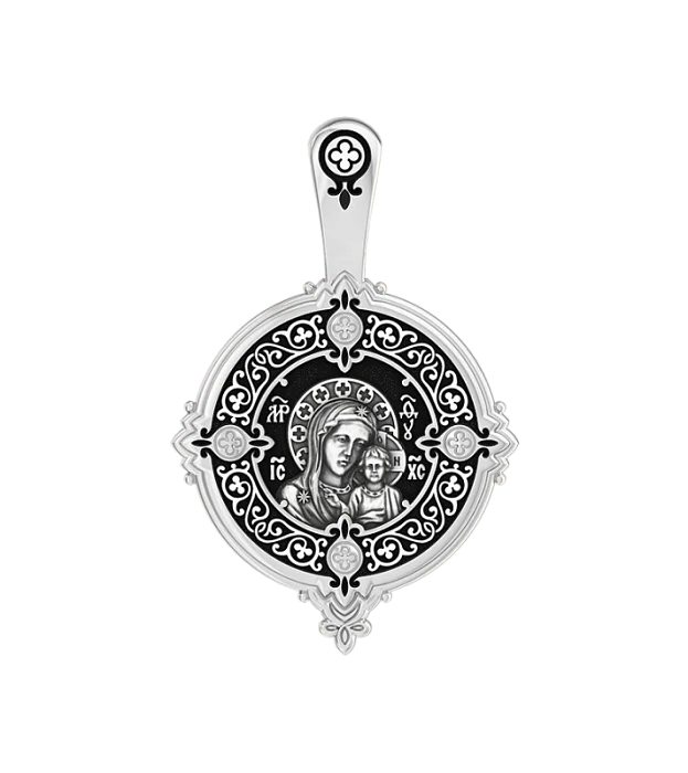 Подвеска икона из серебра
