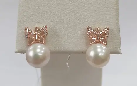 Серьги с английским замком из позолоты