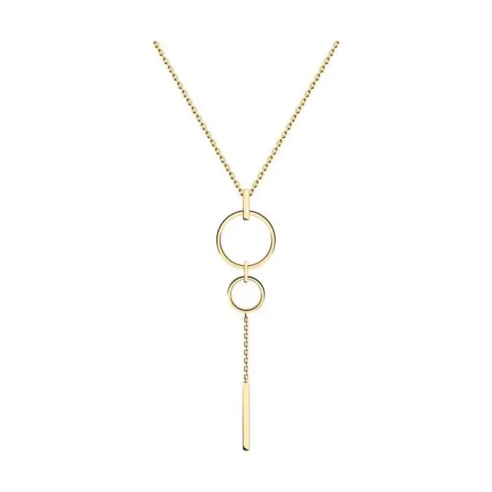 Цепь колье из позолоты