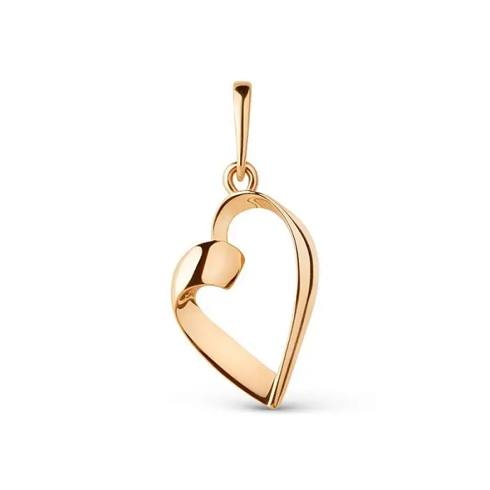 Подвеска декоративная из красного золота