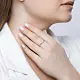 Кольцо помолвочное из красного золота с бриллиантами