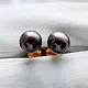 Серьги пуссеты из красного золота
