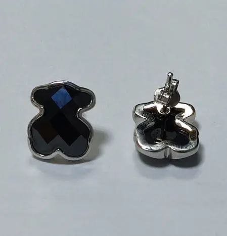 Серьги пуссеты из серебра