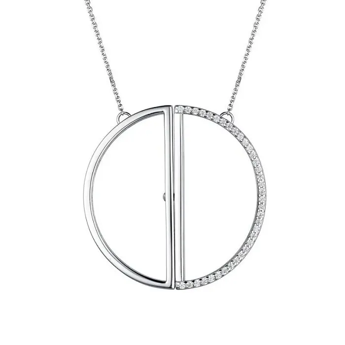 Цепь колье из серебра