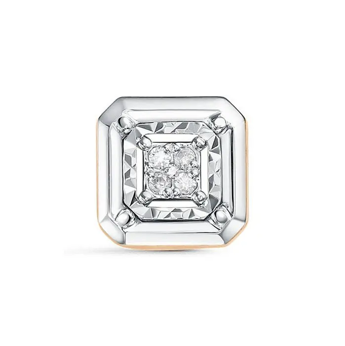 Подвеска бегунок из комбинированного золота