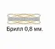 Кольцо декоративное из комбинированного золота