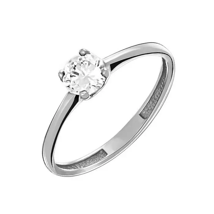 Кольцо декоративное из серебра