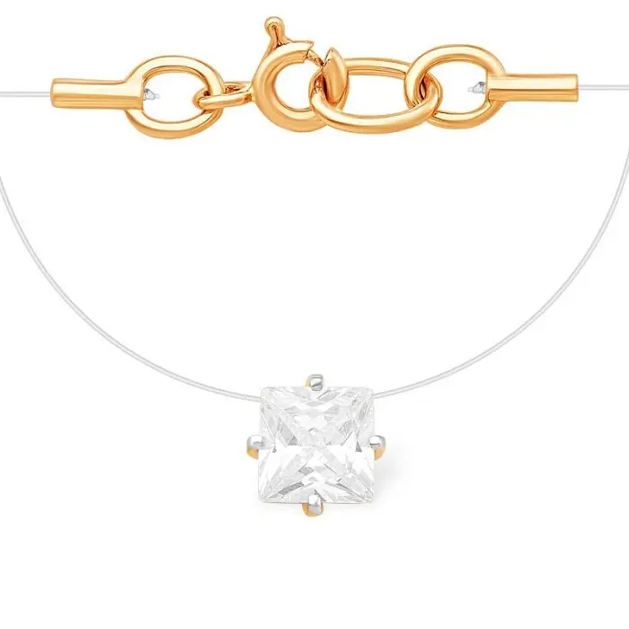 Цепь шнурок из красного золота