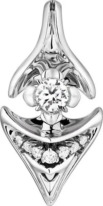 Подвеска бегунок из белого золота Подвеска бегунок из белого золота