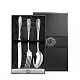 Набор столовый "№1" посереб. с черн. 3 пр. КМ6210306