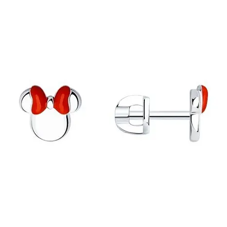 Серьги детские из серебра