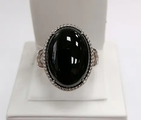 Кольцо декоративное из серебра
