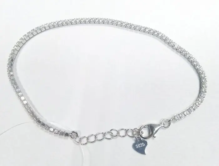 Браслет декоративный из серебра