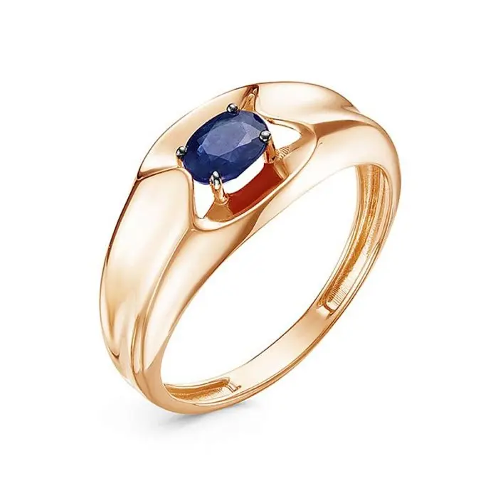 Кольцо декоративное из красного золота