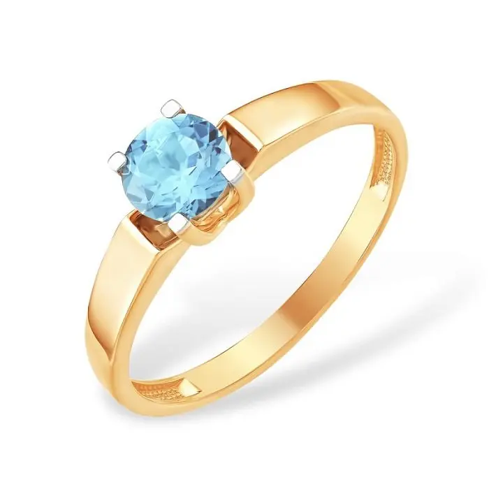 Кольцо декоративное из красного золота