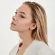 Серьги одиночные из красного золота