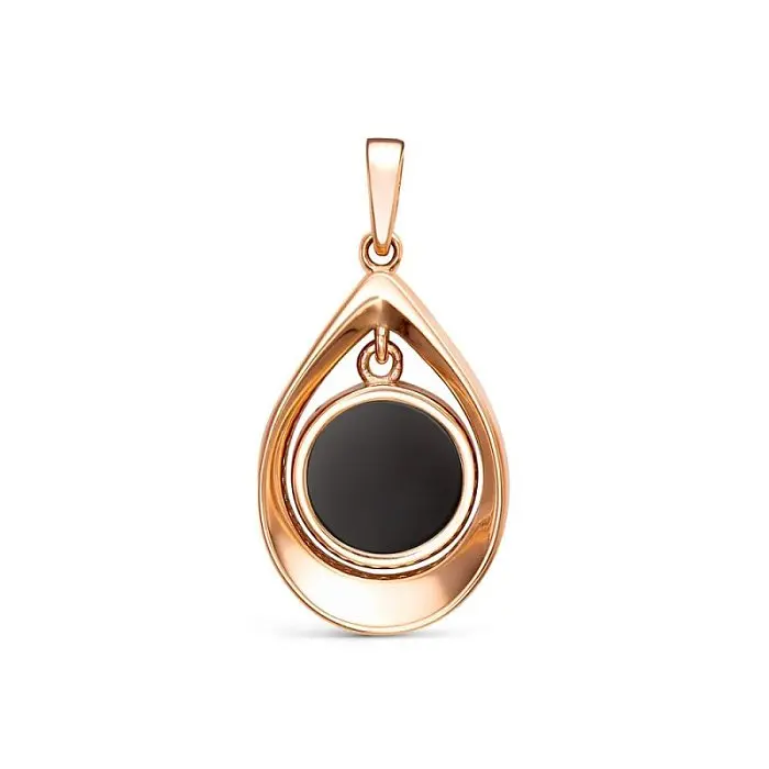 Подвеска декоративная из красного золота