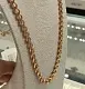Цепь колье из красного золота