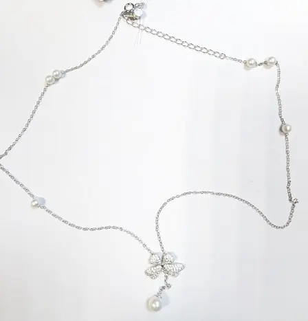 Цепь колье из серебра