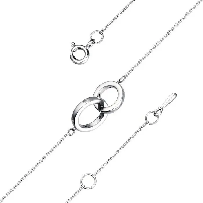 Браслет декоративный из серебра