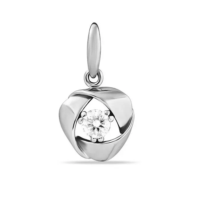 Подвеска декоративная из красного золота