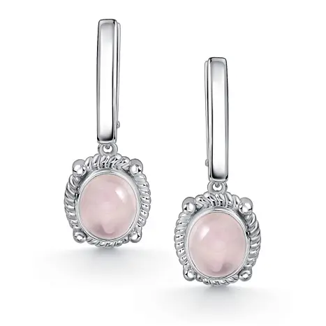 Серьги подвесные из серебра