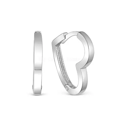 Серьги с английским замком из серебра