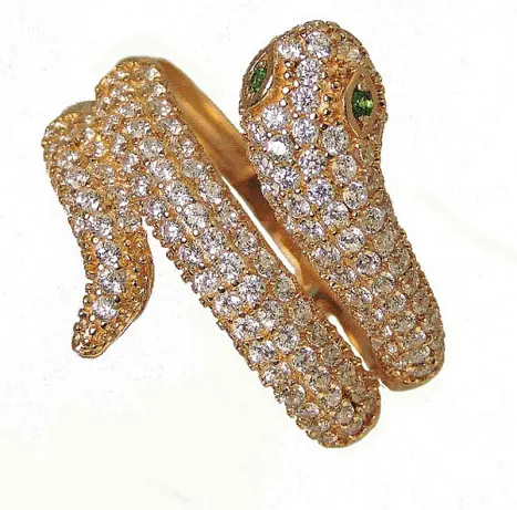 Серьги детские из красного золота