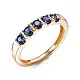 Кольцо декоративное из красного золота