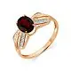 Кольцо декоративное из красного золота
