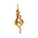 Подвеска декоративная из красного золота