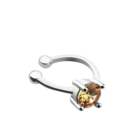 Серьги каффы из серебра