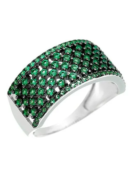 Кольцо декоративное из серебра