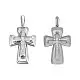 Подвеска крест из серебра