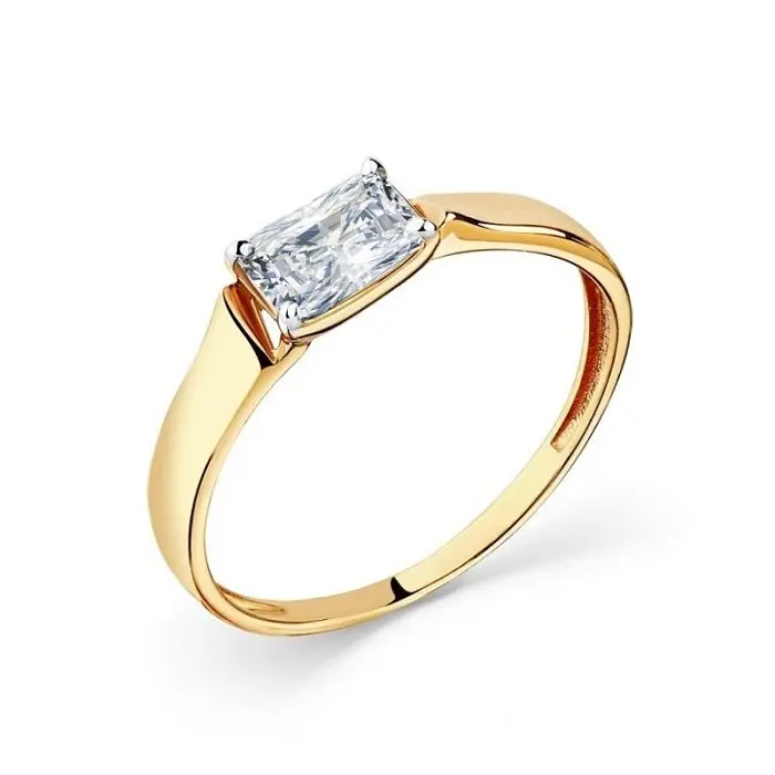 Кольцо декоративное из красного золота