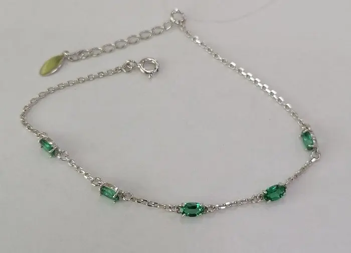 Браслет декоративный из серебра