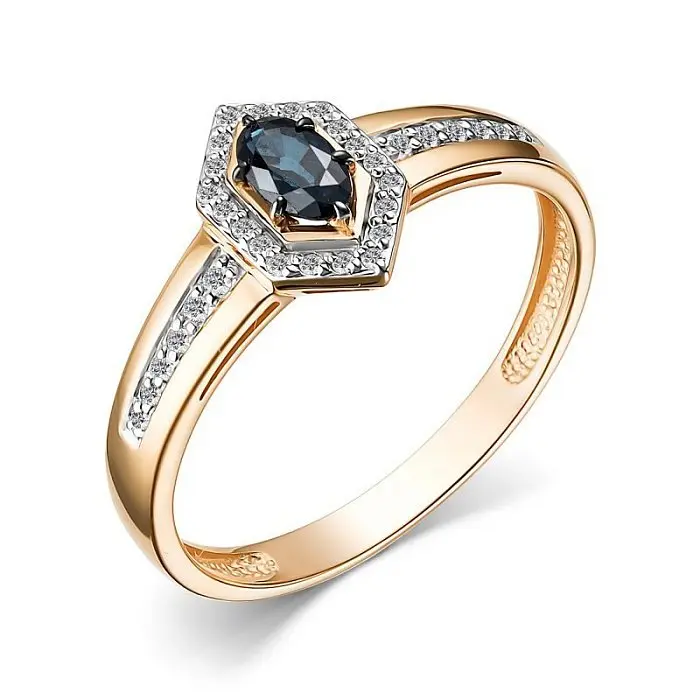 Кольцо декоративное из красного золота Кольцо декоративное из красного золота