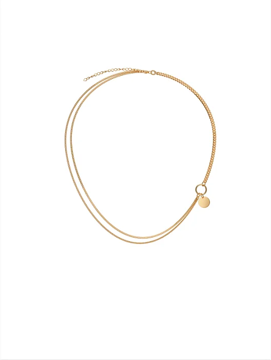 Цепь из красного золота вид 1