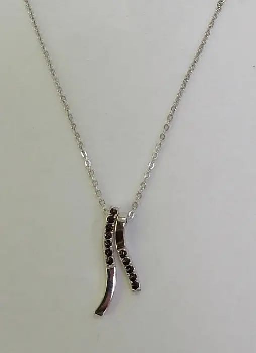 Цепь колье из серебра