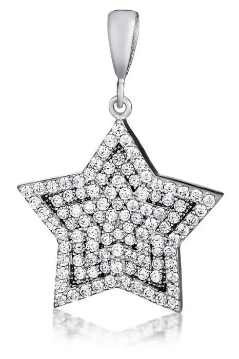 Подвеска декоративная из серебра